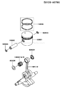 Page K Diagram and Parts List for KGT35A-BS00 A2 Kawasaki Trimmer
