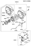 Page L Diagram and Parts List for KGT35A-BS00 A2 Kawasaki Trimmer