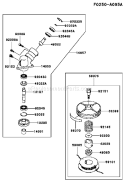 Page C Diagram and Parts List for KGT35A-BS00 A2 Kawasaki Trimmer