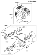 Page D Diagram and Parts List for KGT35A-BS00 A2 Kawasaki Trimmer