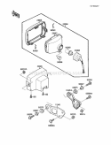 Part Location Diagram of 92210-0003 Kawasaki Nut