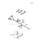 Chassis Electrical Equipment Diagram and Parts List for KLF110-A2 1988 Kawasaki 
