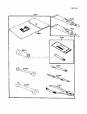 Owner'S Tools Diagram and Parts List for KLF110-B2 1988 Kawasaki 