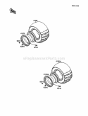 Wheels/Tires Diagram and Parts List for KLF110-B2 1988 Kawasaki 