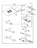 Owner'S Tools Diagram and Parts List for KLF185-A2 1986 Kawasaki 