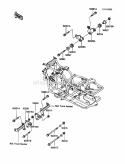 Frame Fitting Diagram and Parts List for KLF185-A3 1987 Kawasaki 