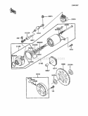 Part Location Diagram of 461DA0500 Kawasaki Washer-Spring