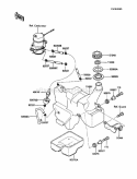 Part Location Diagram of 92170-2043 Kawasaki Clamp