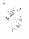 Guard, S Diagram and Parts List for KLF185-A4 1988 Kawasaki 