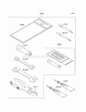 Owner'S Tools Diagram and Parts List for KLF220-A14 2001 Kawasaki 