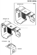 Cooling_Equipment Diagram and Parts List for KRB750B  Kawasaki Leaf Blower / Vacuum