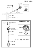 Page I Diagram and Parts List for KRB750B  Kawasaki Leaf Blower / Vacuum