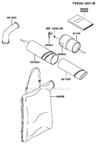 Optional_Parts Diagram and Parts List for KRH300A  Kawasaki Leaf Blower / Vacuum
