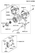 Page M Diagram and Parts List for KTF27A-AS00 A1 Kawasaki Trimmer