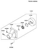 Page H Diagram and Parts List for KTF27A-CS00 A3 Kawasaki Trimmer