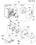 Page A Diagram and Parts List for KTR26AC-BS00 A2 Kawasaki Trimmer