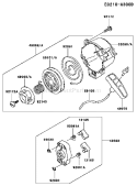 Page M Diagram and Parts List for KTR27A-AS00 A1 Kawasaki Trimmer