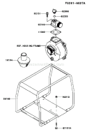 Part Location Diagram of 92066-2237 Kawasaki Plug