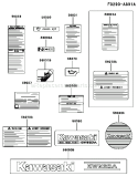 Part Location Diagram of 56080-2138 Kawasaki Label-Brand