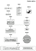 Page J Diagram and Parts List for KWS20A-BS00 HD050A Kawasaki Water Pump