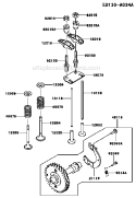 Page O Diagram and Parts List for KWS20A-BS00 HD050A Kawasaki Water Pump