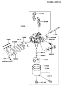 Part Location Diagram of 11009-2919 Kawasaki Gasket