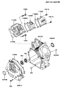 Part Location Diagram of 551A0612 Kawasaki Pin-Dowel,6X12