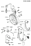 Part Location Diagram of 27010-2224 Kawasaki Switch