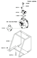 Part Location Diagram of 16104-2056 Kawasaki Filter-Comp,Water