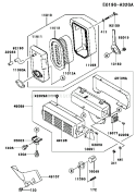 Part Location Diagram of 92190-2043 Kawasaki Tube
