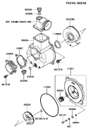 Part Location Diagram of 59256-2063 Kawasaki Impeller