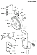 Part Location Diagram of 92170-2070 Kawasaki Clamp