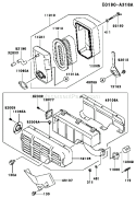 Part Location Diagram of 11065-2078-9X Kawasaki Cap