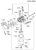 Page B Diagram and Parts List for KWS30A-AS01 HD080A Kawasaki Water Pump
