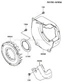Page D Diagram and Parts List for KWS30A-AS01 HD080A Kawasaki Water Pump