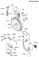 Part Location Diagram of 27010-2107 Kawasaki Switch