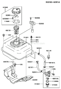 Part Location Diagram of 92075-2113 Kawasaki Damper