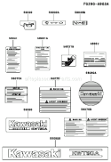 Page K Diagram and Parts List for KWT30A-AS01 HF080A Kawasaki Water Pump