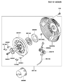 Part Location Diagram of 92081-2021 Kawasaki Spring