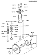 Part Location Diagram of 21118-2087 Kawasaki Decompressor