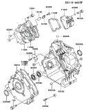 Part Location Diagram of 18020-2073 Kawasaki Baffle