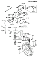 Part Location Diagram of 92009-2303 Kawasaki Screw