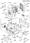 Page A Diagram and Parts List for KWT40A-BS00 HF100A Kawasaki Water Pump