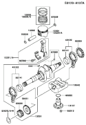 Page L Diagram and Parts List for KWT40A-AS01 HF100A Kawasaki Water Pump