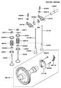 Part Location Diagram of 21118-2088 Kawasaki Decompressor