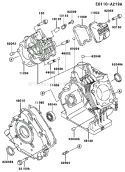 Part Location Diagram of 11008-2129 Kawasaki Head-Comp-Cylinder