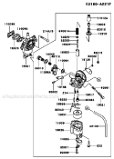 Part Location Diagram of 92002-2250 Kawasaki Bolt