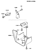 Page D Diagram and Parts List for TD040J AC63 Kawasaki Engine