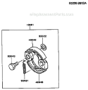 Page J Diagram and Parts List for TD048D AS00 Kawasaki Engine
