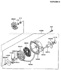 Page J Diagram and Parts List for TD048D AS01 Kawasaki Engine